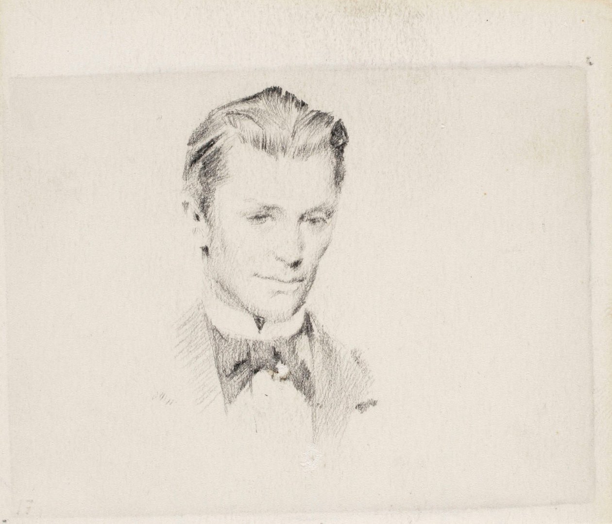 Portret van een jonge man door Gunnar Berndtson