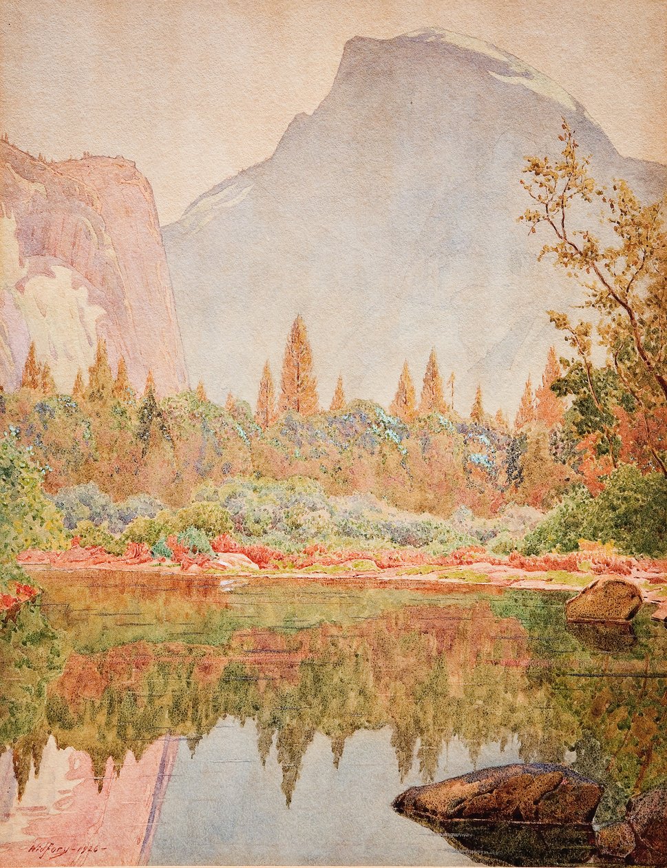 Half Dome, Yosemite door Gunnar Widforss