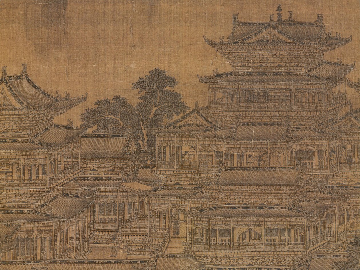 Zomerpaleis van keizer Ming Huang door Guo Zhongshu