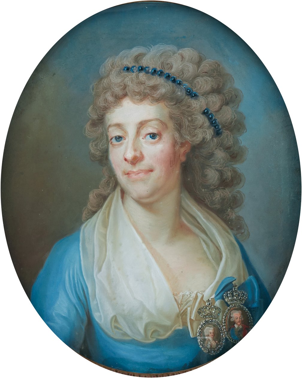 Portret van Hedvig Katarina Piper door Gustaf Lundberg