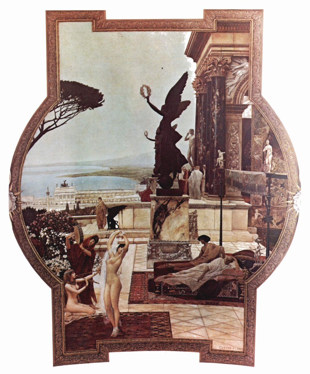Het Theater van Taormina door Gustav Klimt