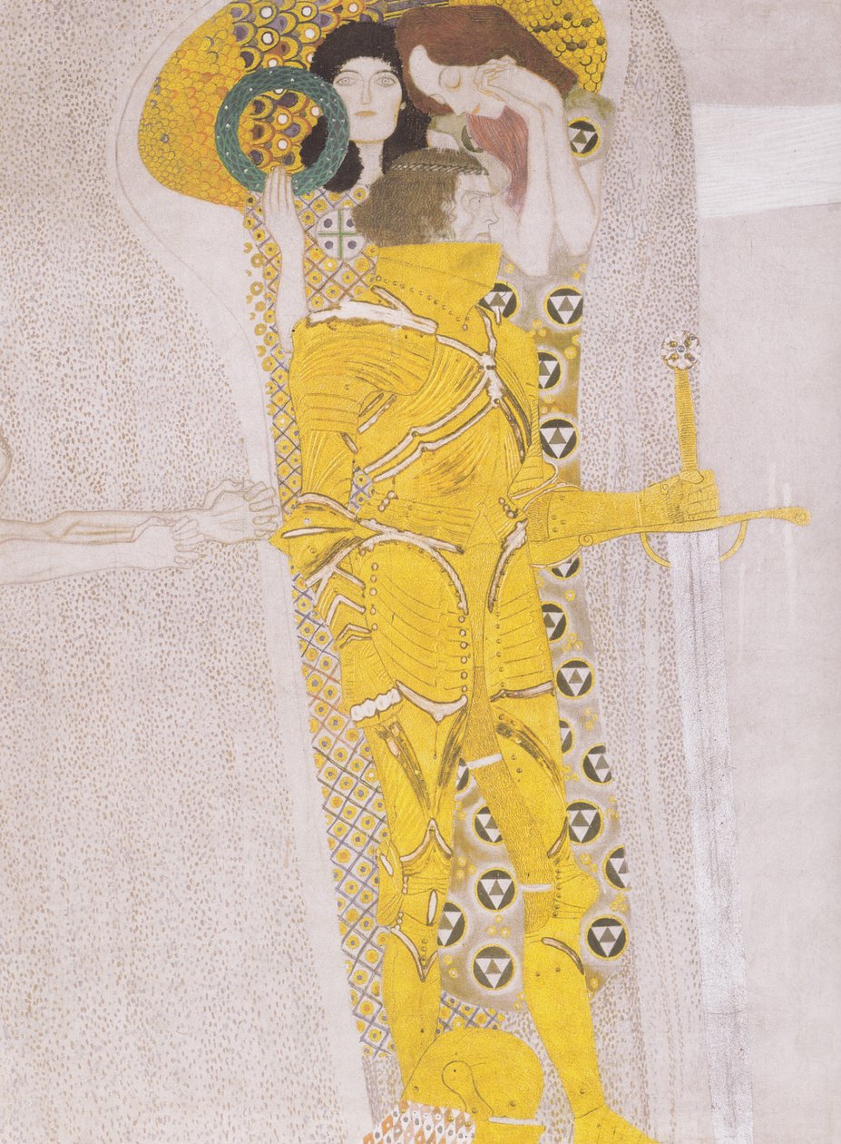 De goed uitgeruste sterke door Gustav Klimt