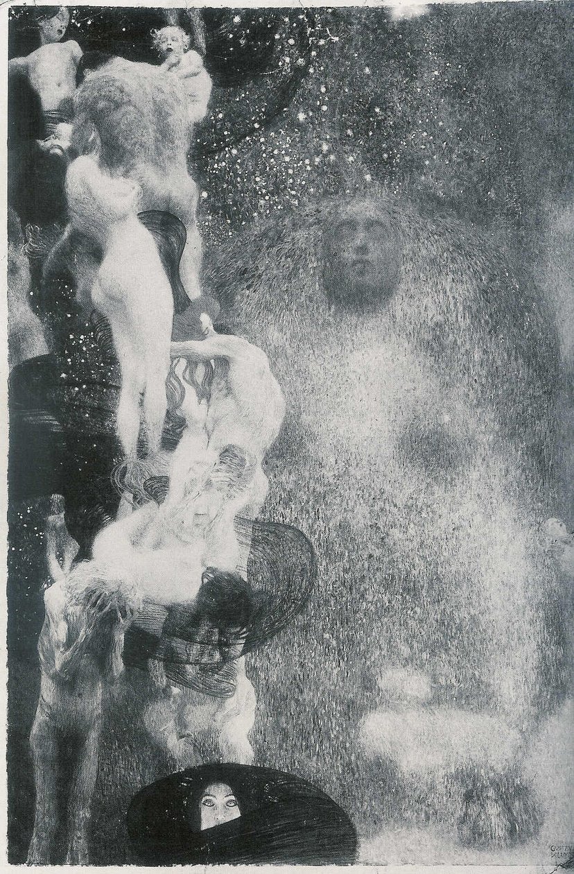 Faculteitsschilderij Filosofie door Gustav Klimt