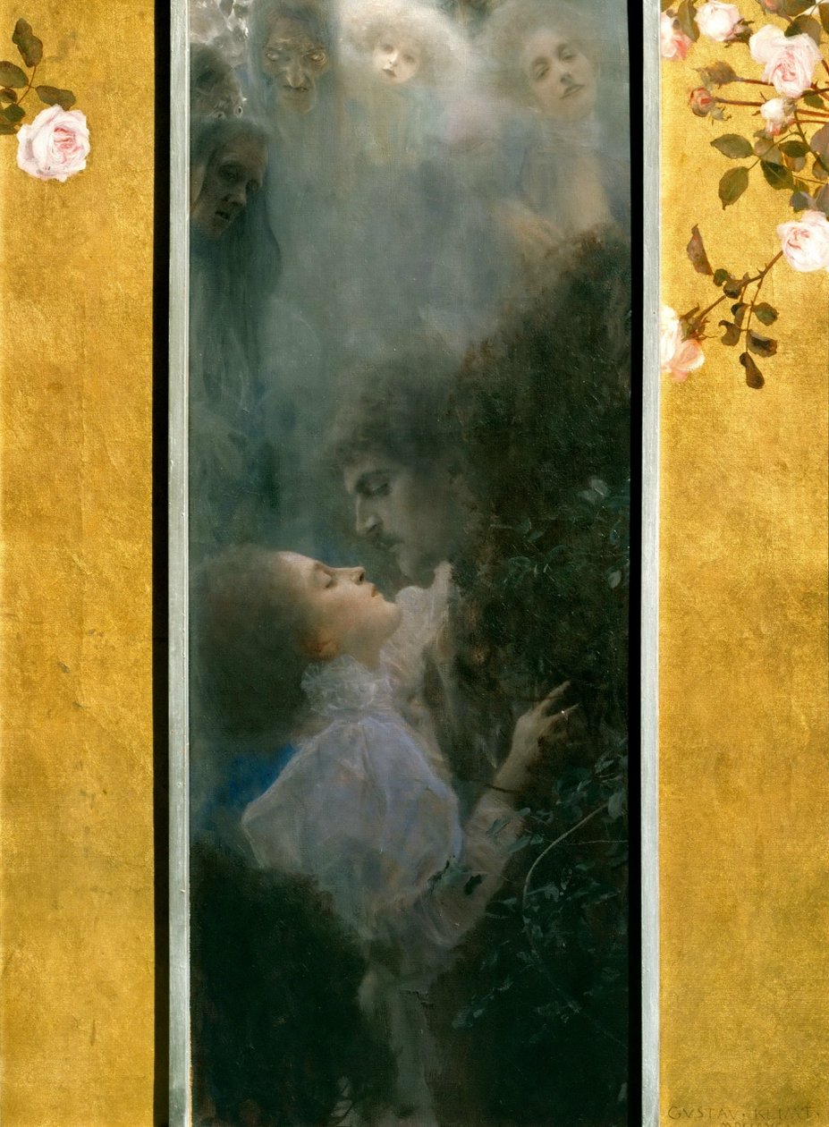 Liefde door Gustav Klimt