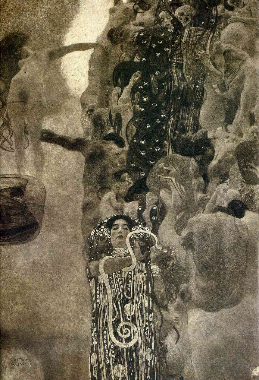 Geneeskunde (laatste staat) door Gustav Klimt
