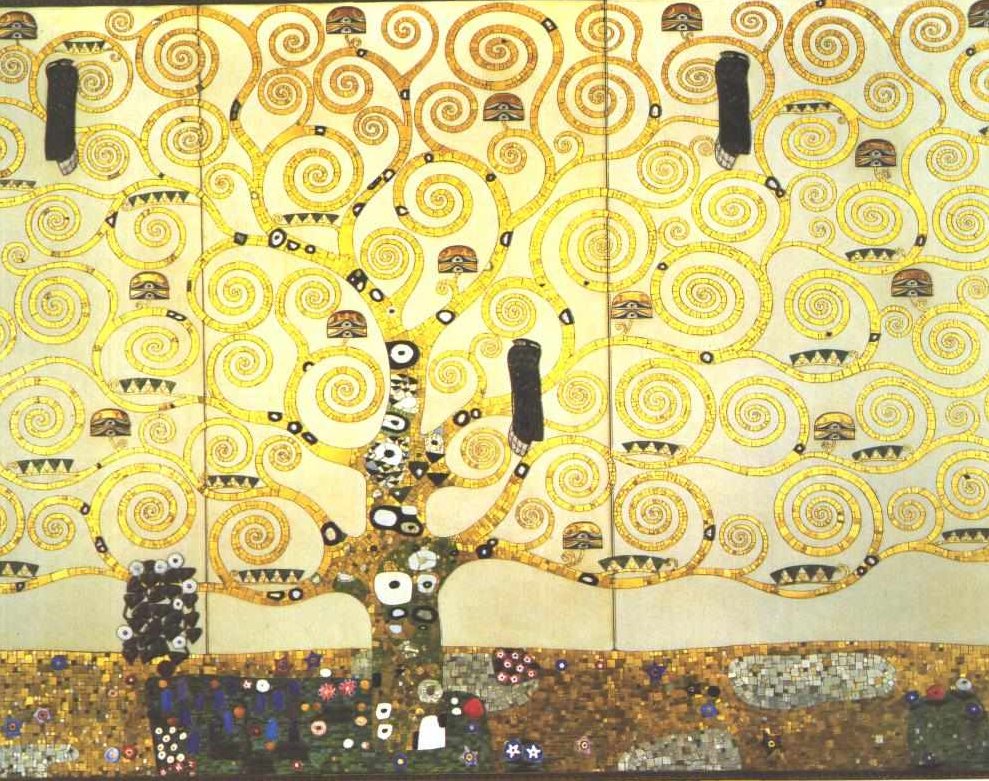 Levensboom - Werkvoorbeeld voor Stocletfries door Gustav Klimt