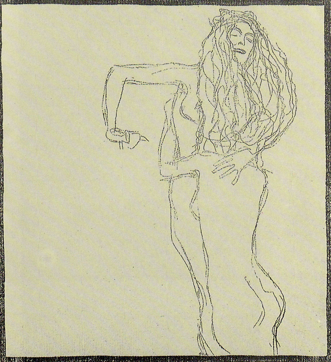 Waterslangen door Gustav Klimt