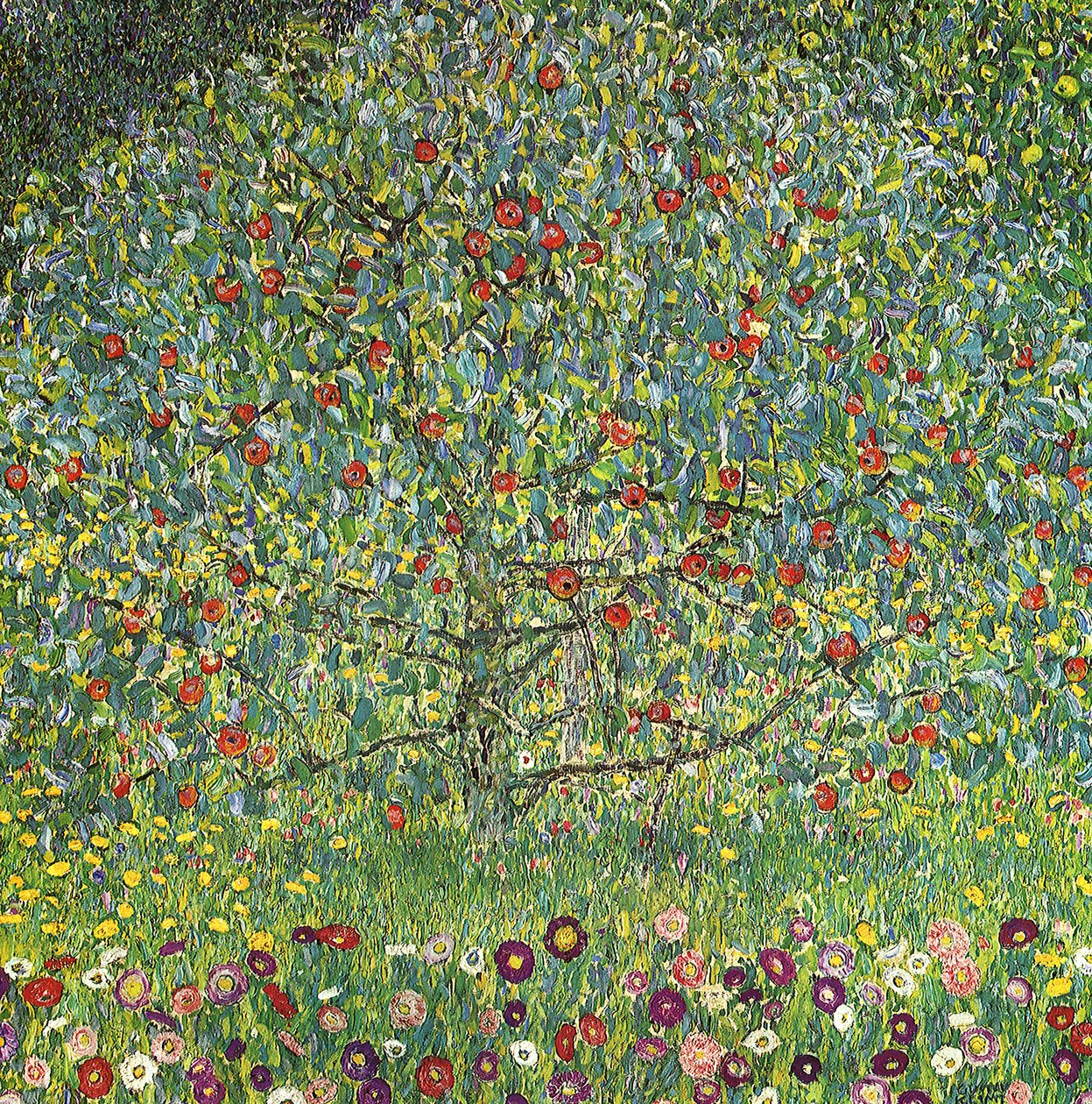 Appelboom I door Gustav Klimt