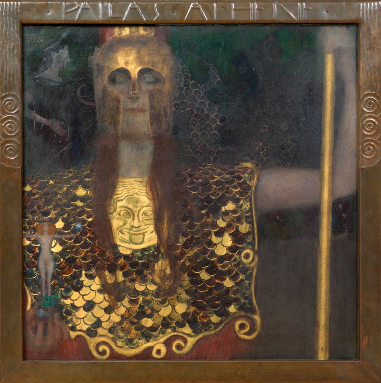 Pallas Athene door Gustav Klimt
