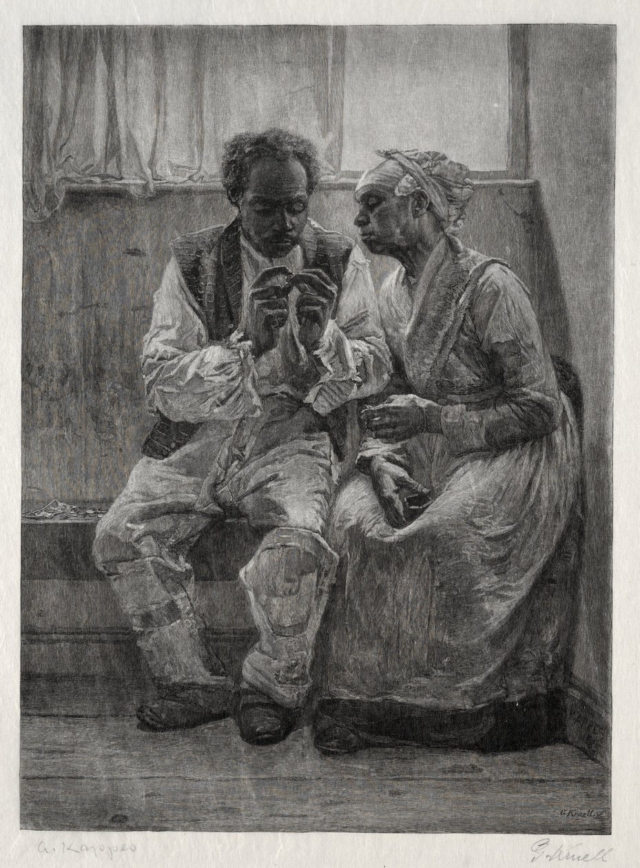 Huurdag, 1887 door Gustav Kruell