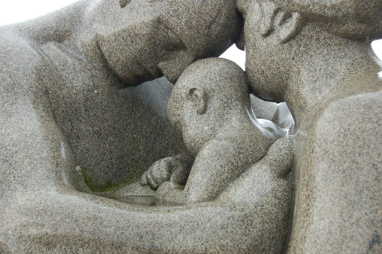 Beelden in Vigeland Beeldenpark door Gustav Vigeland