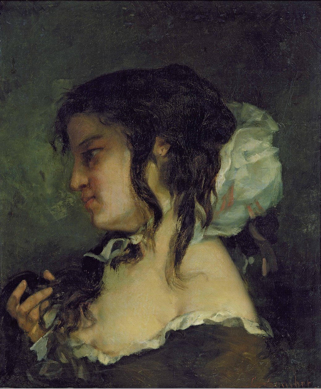 Reflectie, ca. 1864-66 door Gustave Courbet