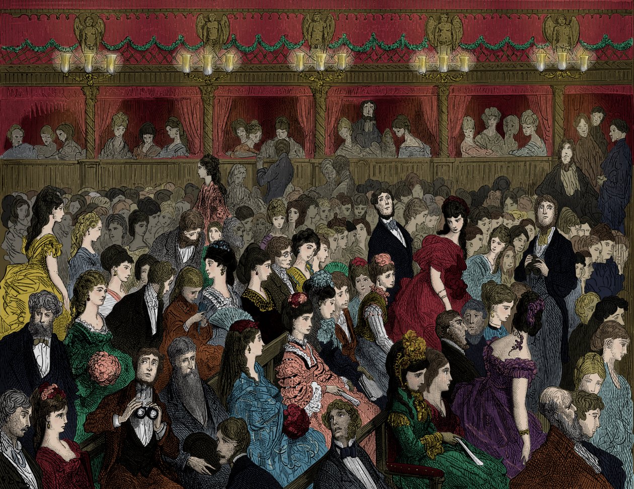 Covent Garden operahuis door Gustave Dore