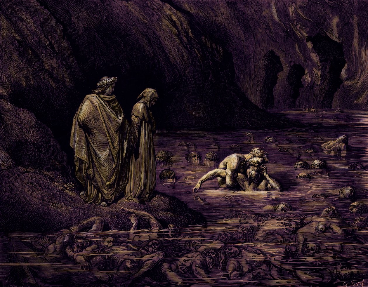 Dante Alighieri La Divina door Gustave Dore