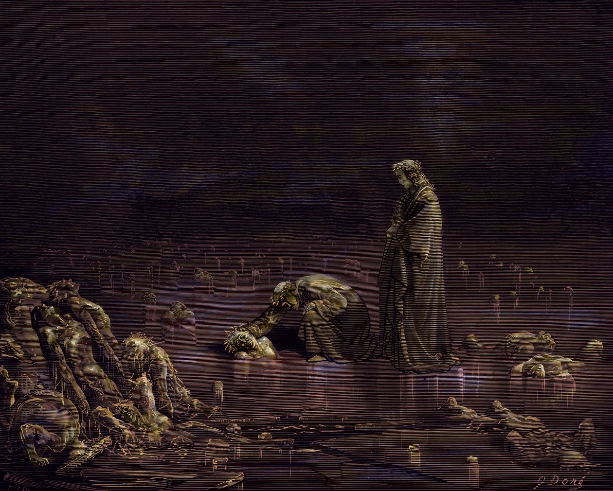 Dante Alighieri La Divina door Gustave Dore