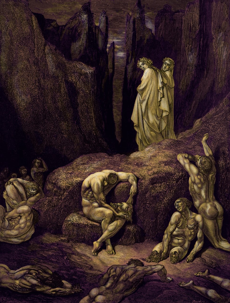 Dante Alighieri La Divina door Gustave Dore
