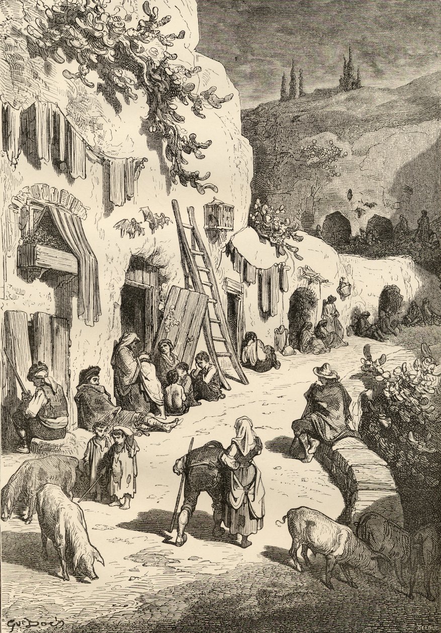 Zigeunergrotten, Sacro Monte, Granada, Spanje, uit 