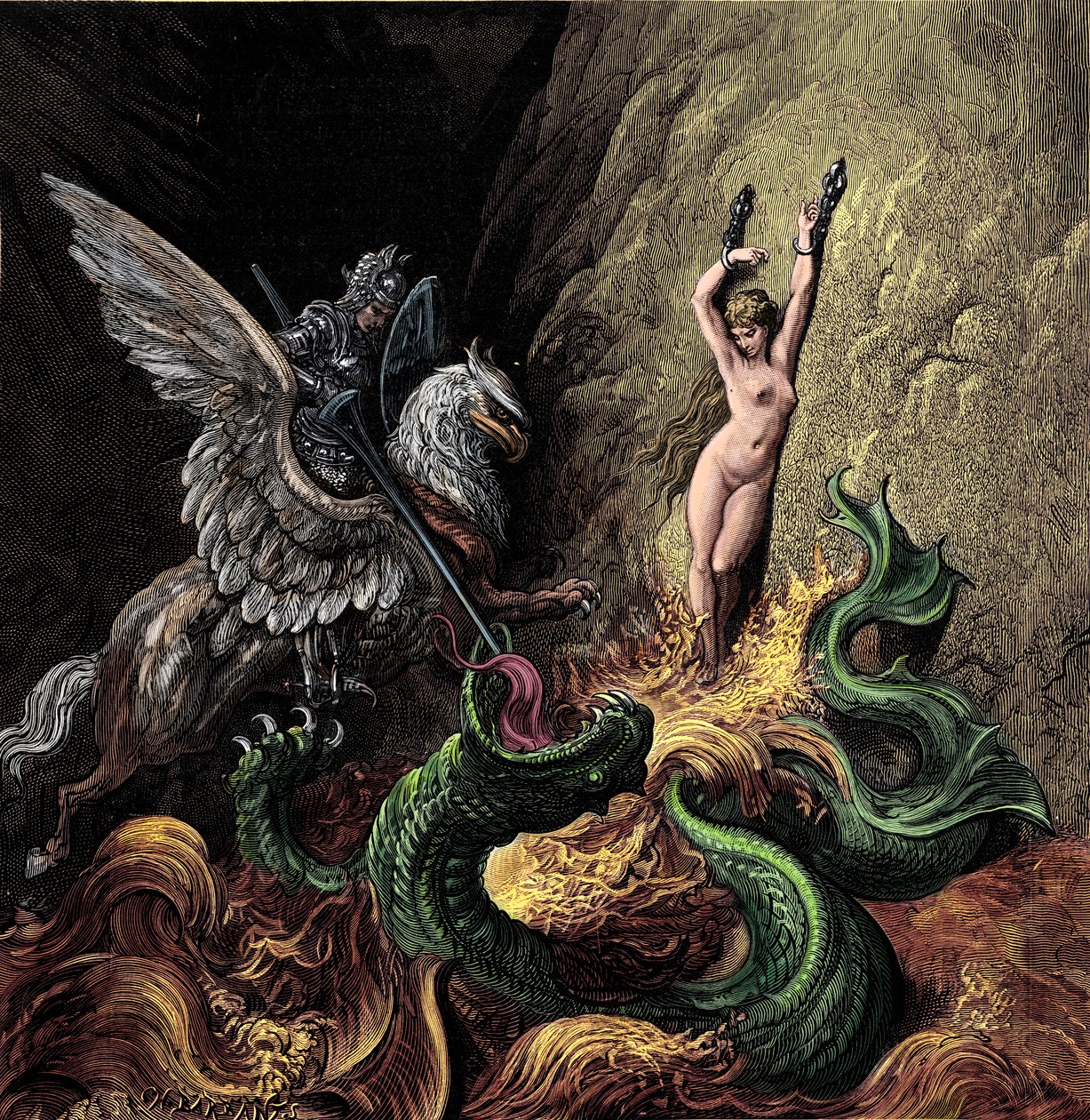 Orlando Furioso geïllustreerd door Gustave Doré door Gustave Dore