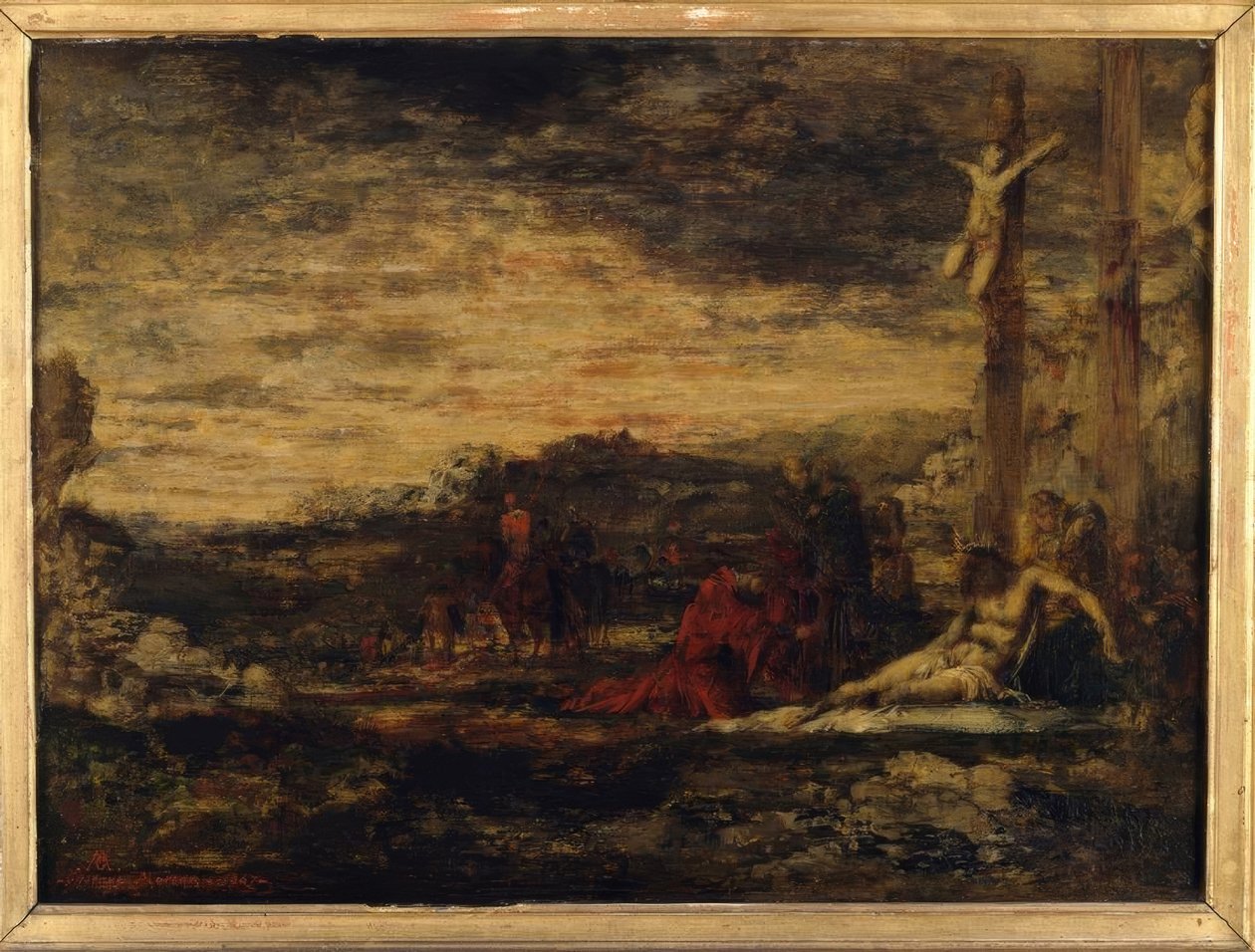 De Calvarie door Gustave Moreau