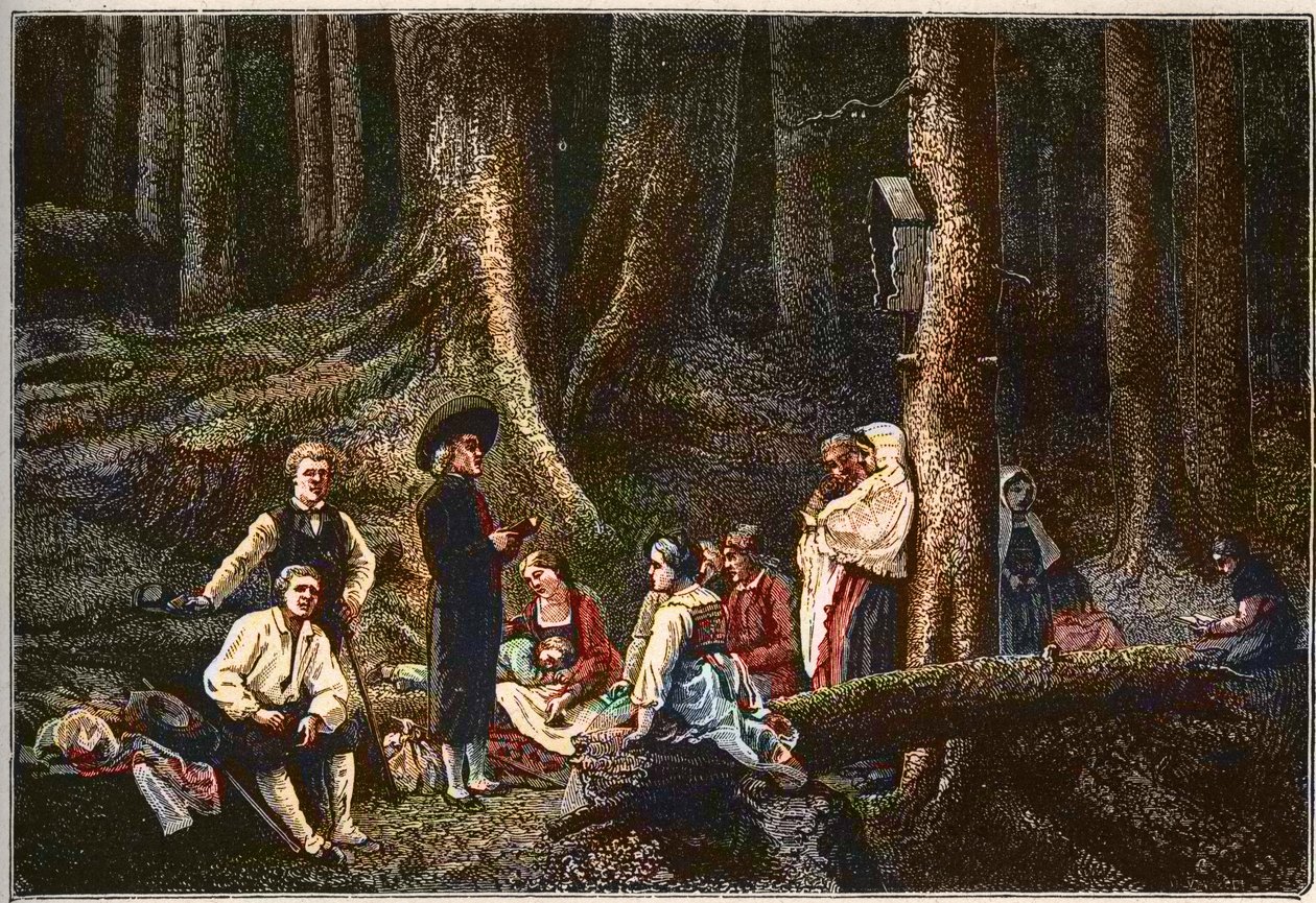 De pelgrims van de abdij van St. Odile - Les pelerins de l