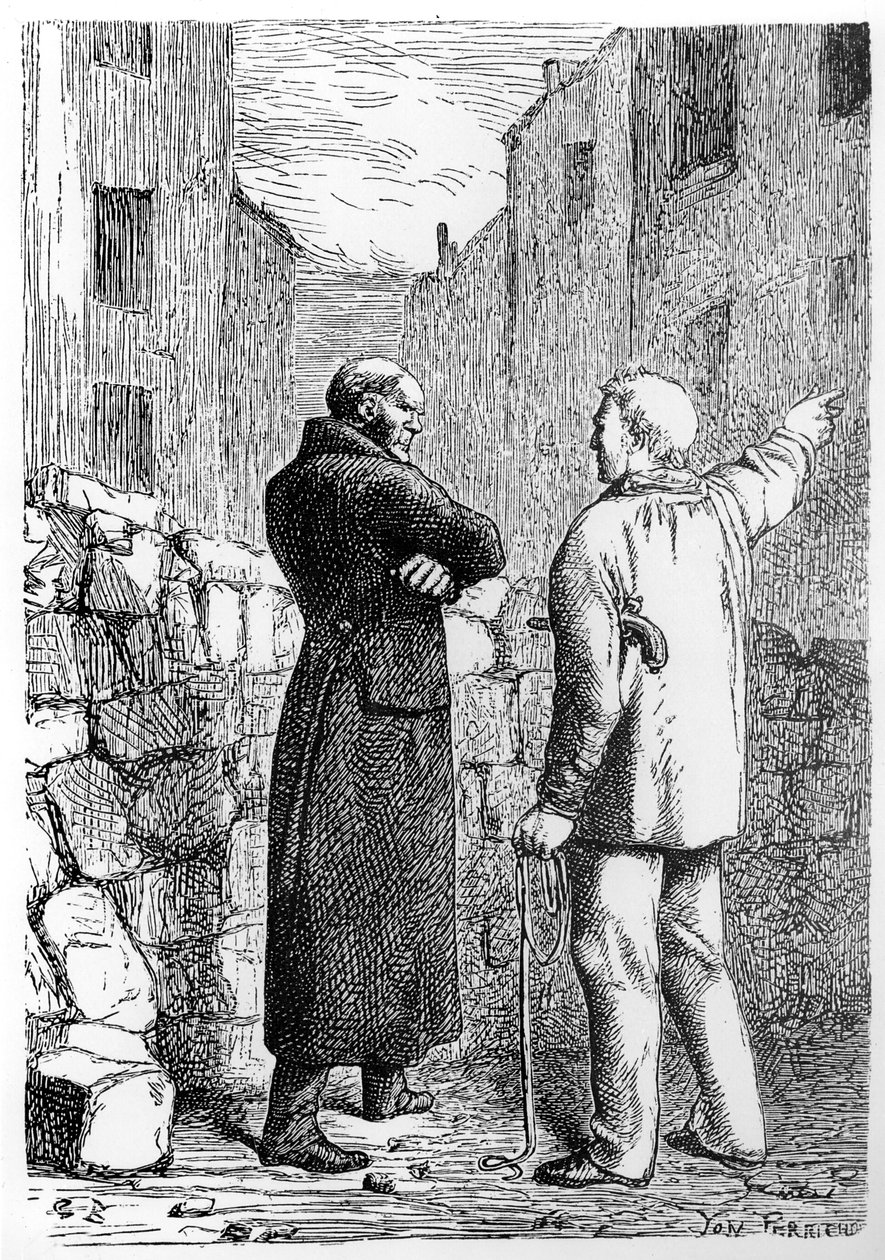 Jean Valjean Neemt Wraak, illustratie uit 