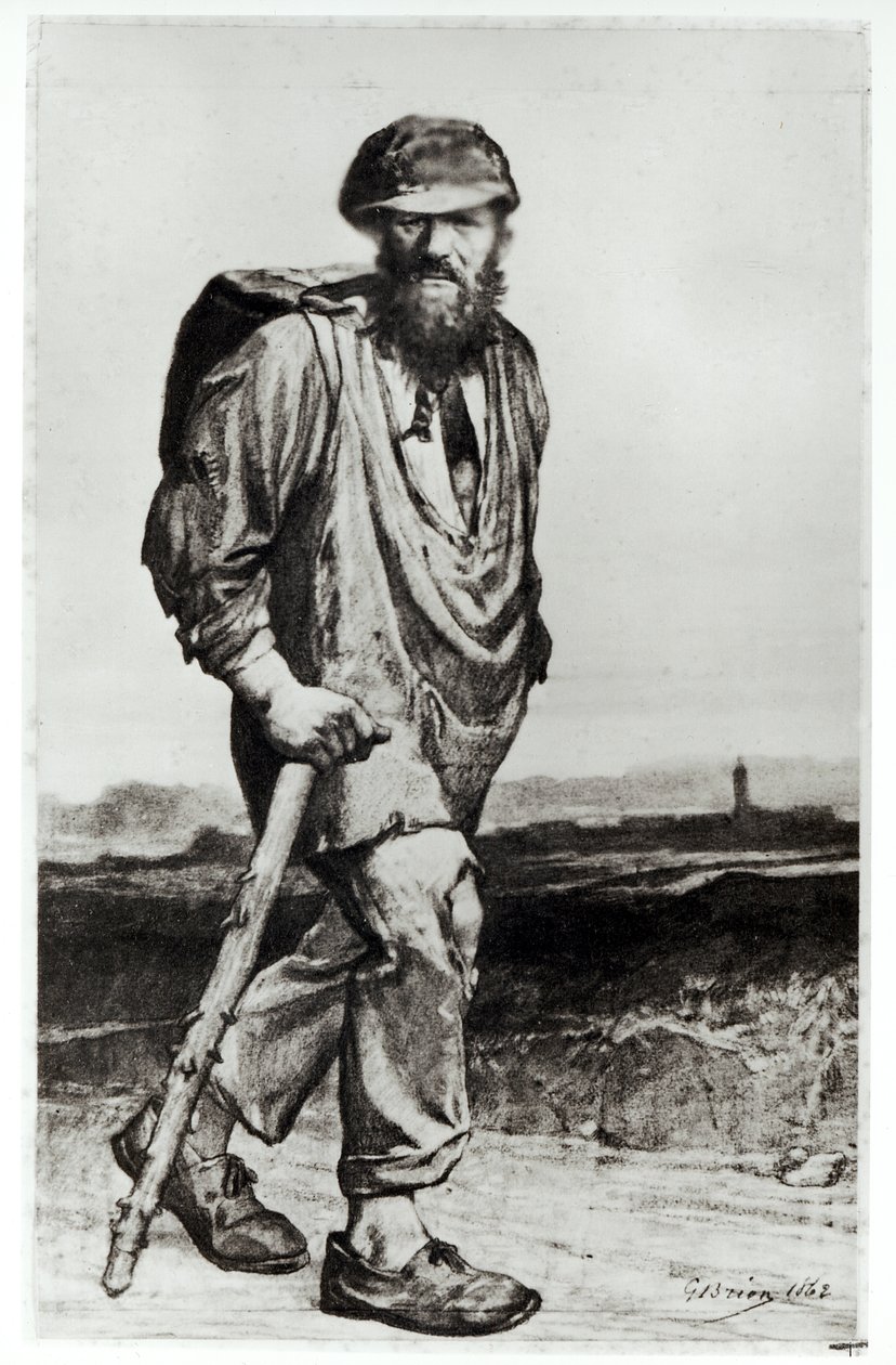 Jean Valjean, illustratie uit 