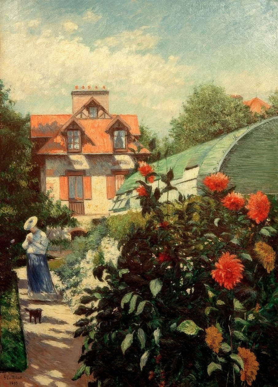 De tuin, Petit Gennevilliers (De dahlia