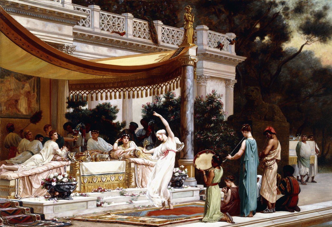 Aangename uren in het huis Lucullus, 1977 door Gustave Clarence Rodolphe Boulanger