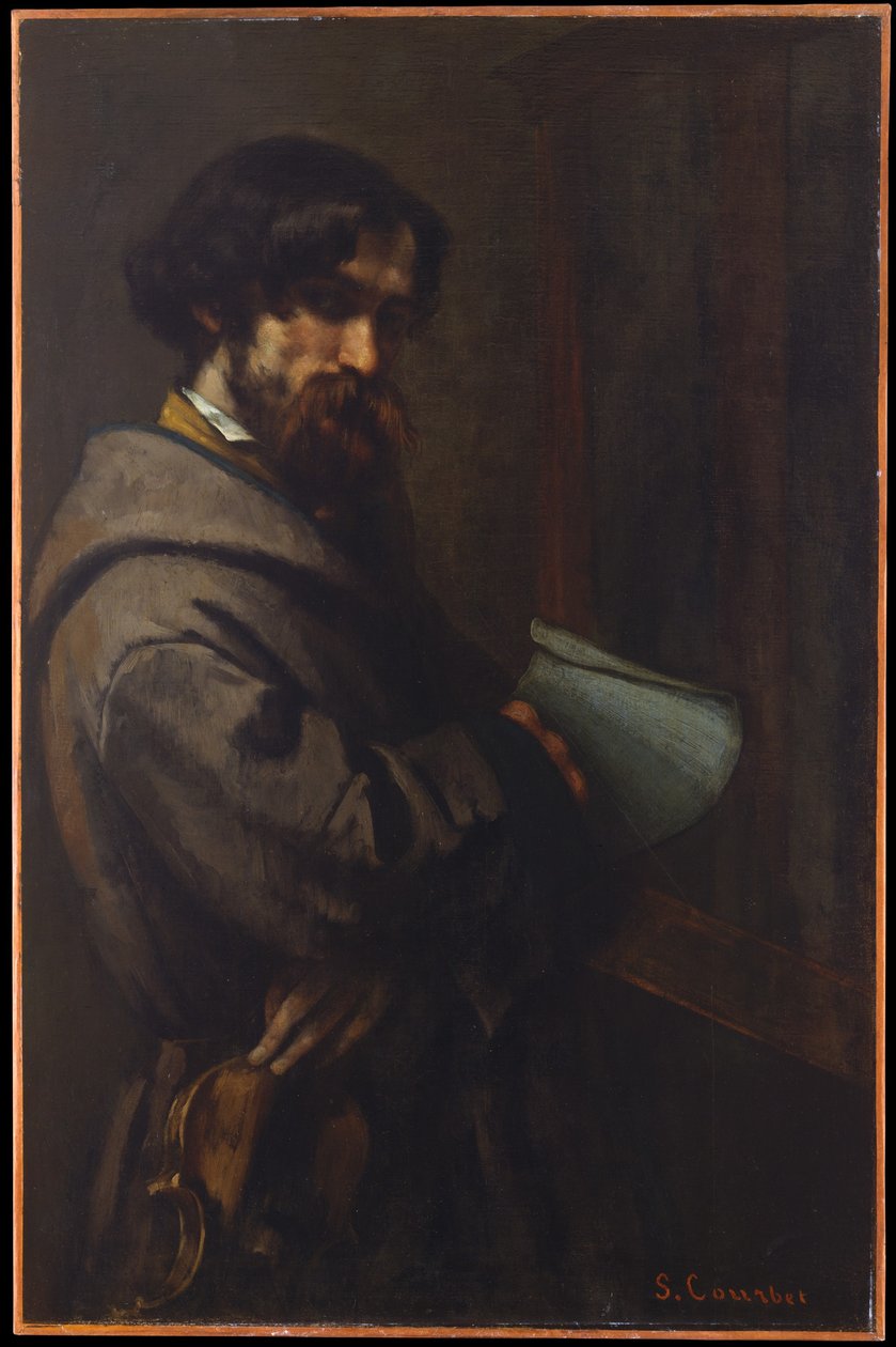 Alphonse Promayet (1822–1872) door Gustave Courbet