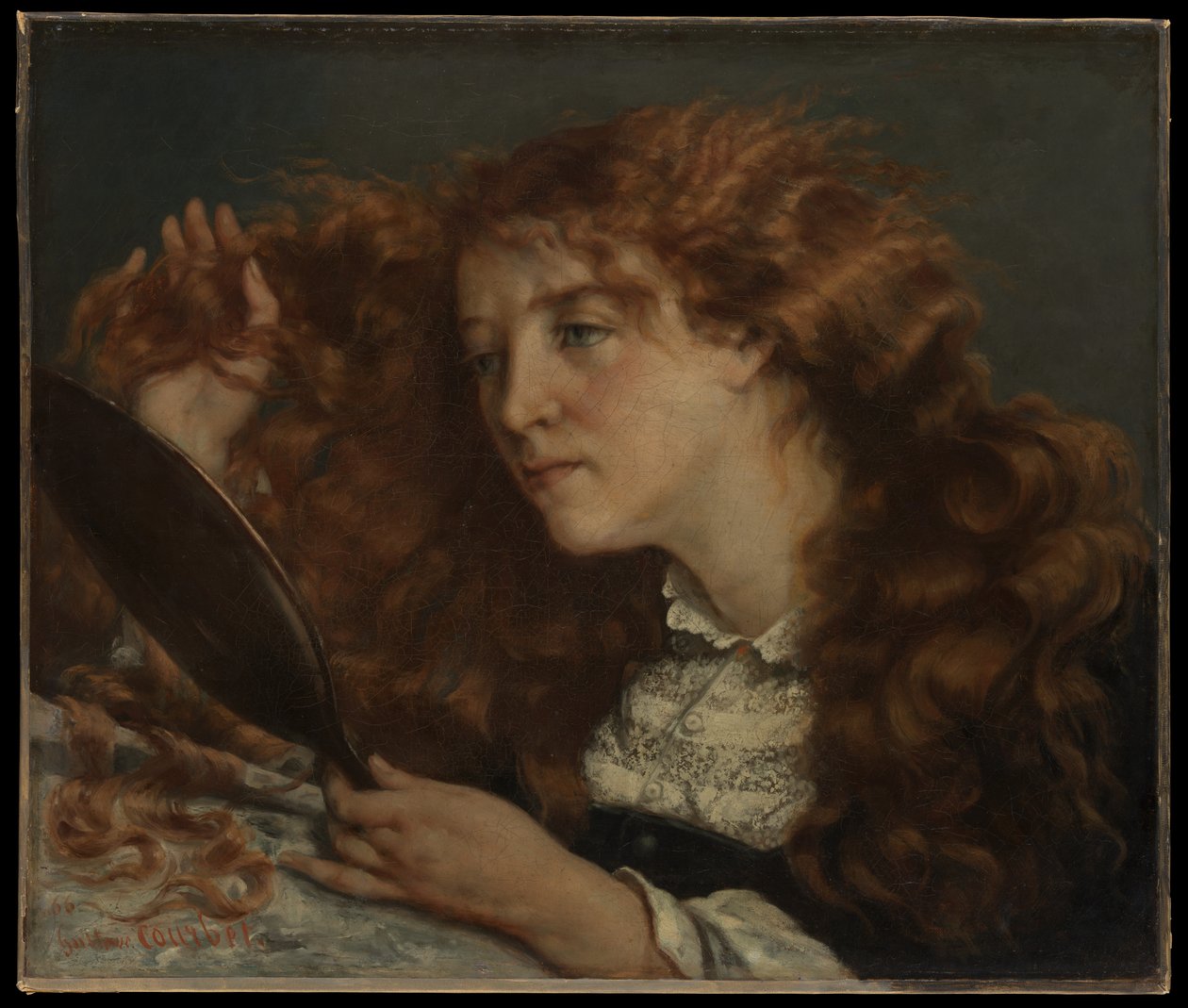 Jo, de mooie Ierse door Gustave Courbet
