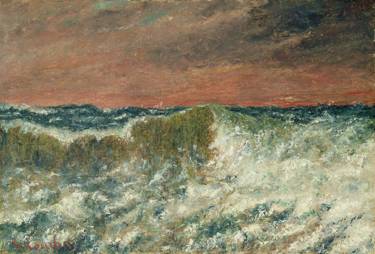 De Golf door Gustave Courbet