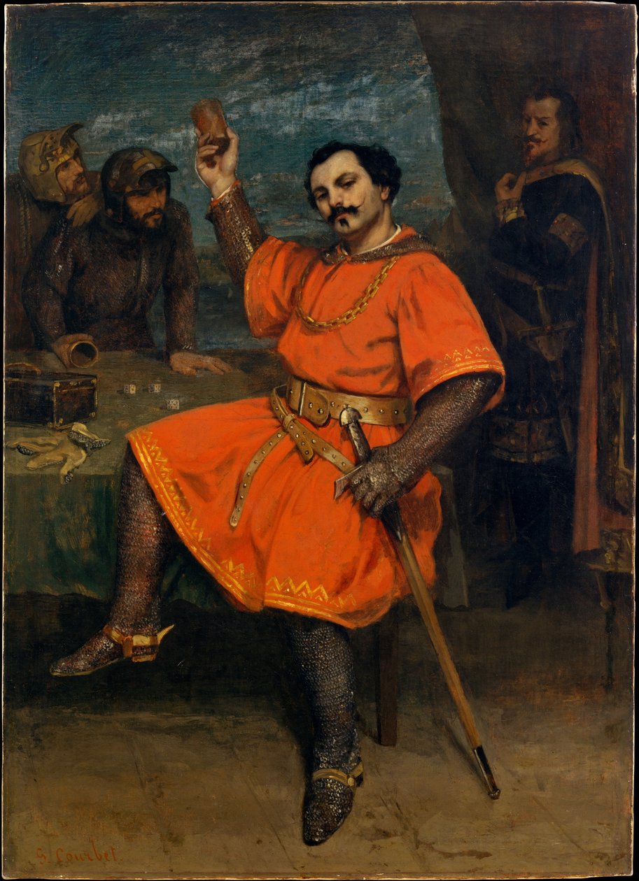 Louis Gueymard (1822-1880) als Robert le Diable door Gustave Courbet