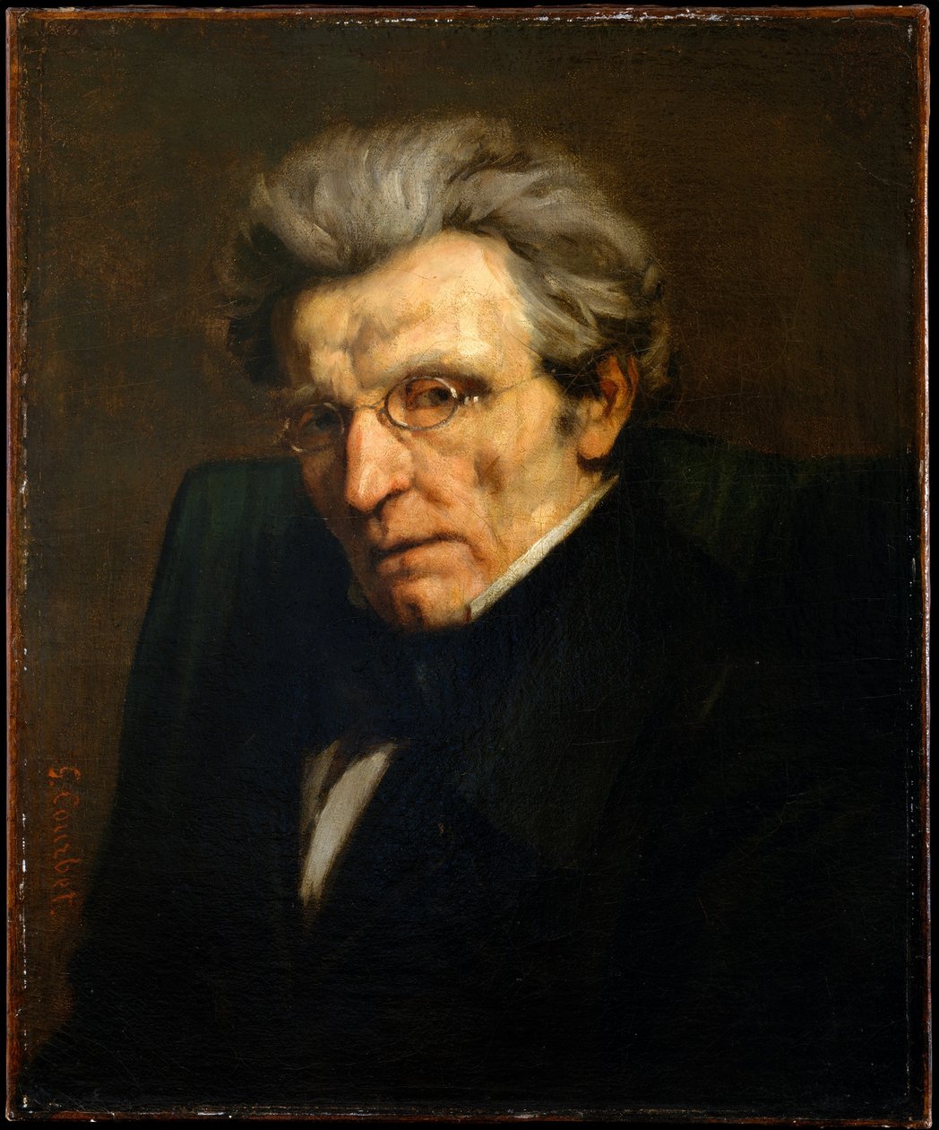Mijnheer Zwitserland door Gustave Courbet
