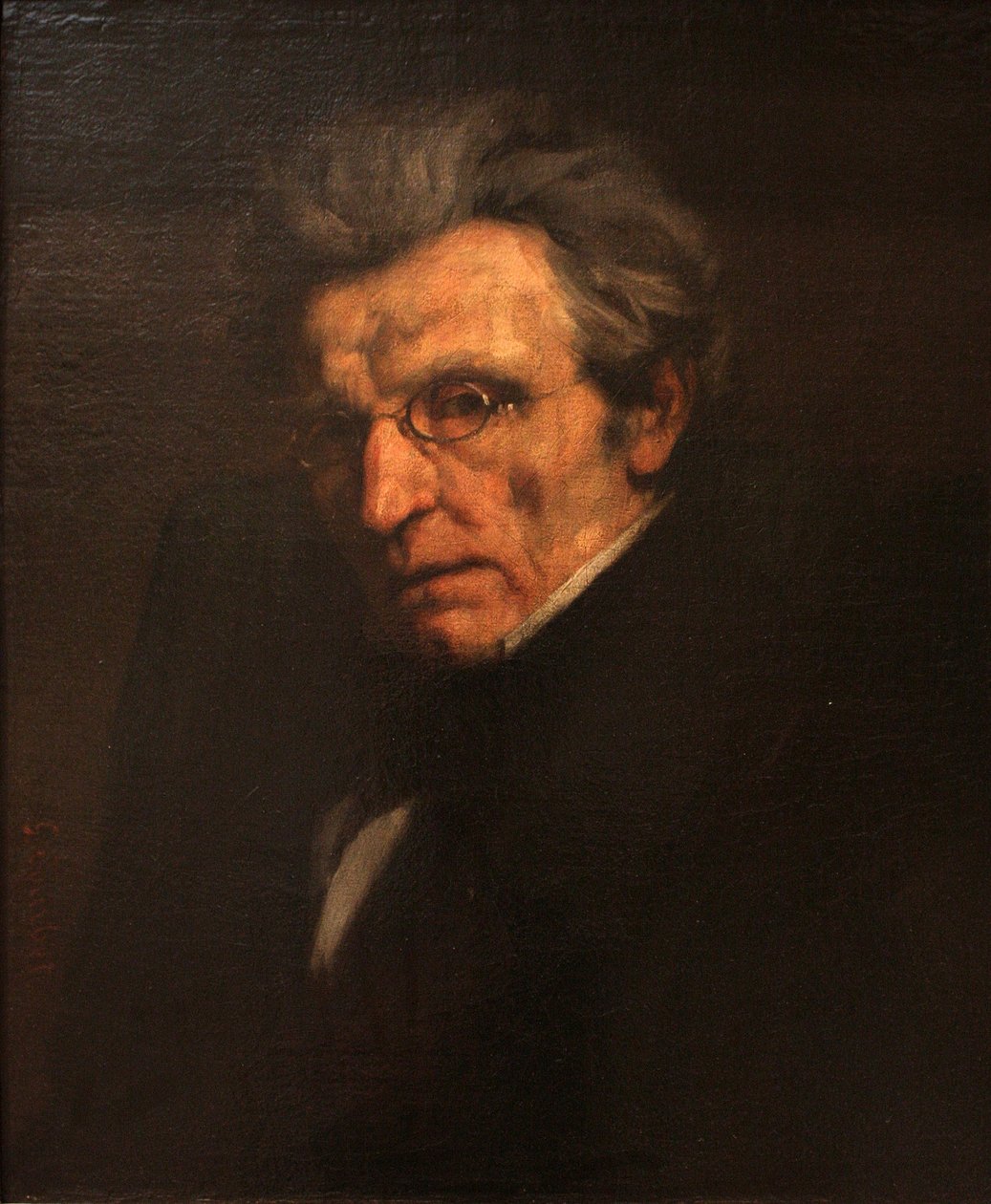 Portret van Charles Suisse door Gustave Courbet