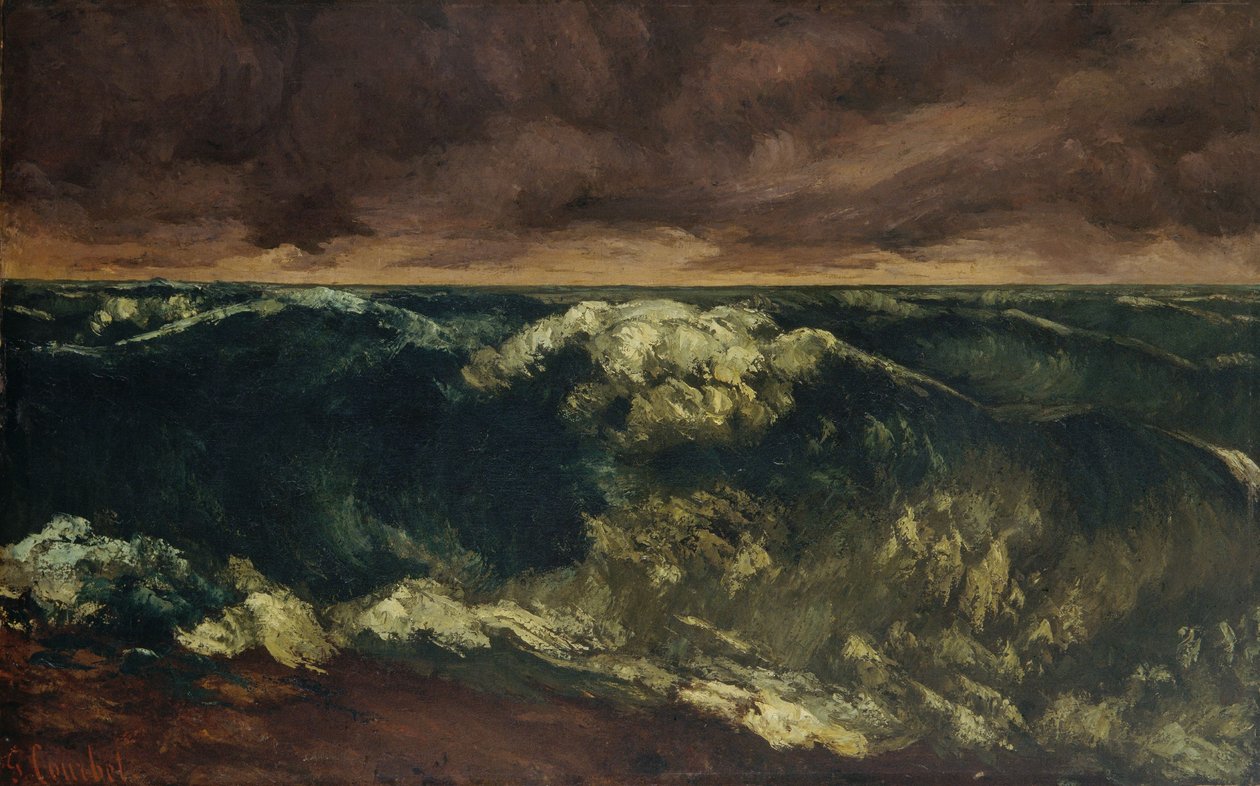 Surf Golf door Gustave Courbet