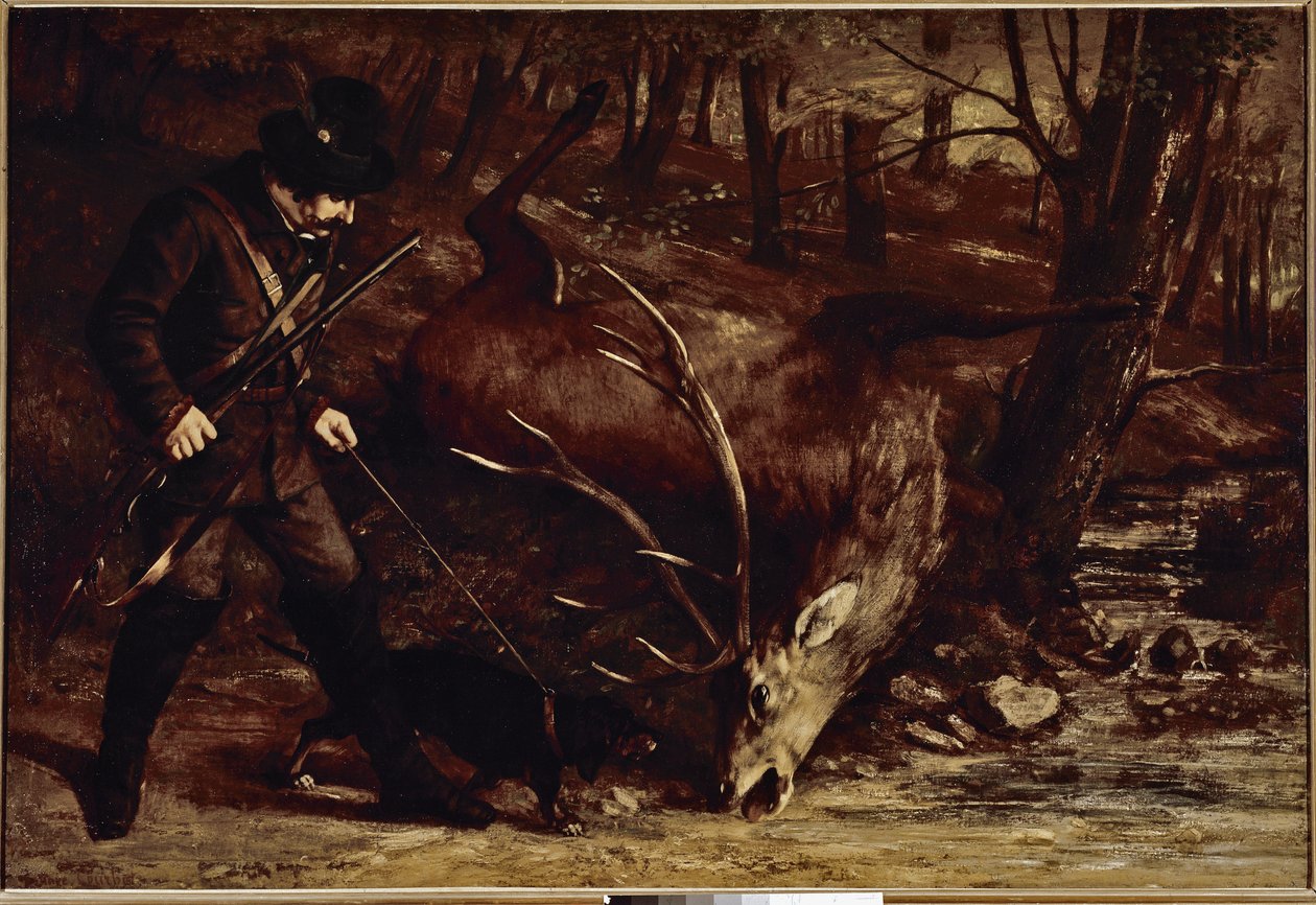 De Duitse jager door Gustave Courbet