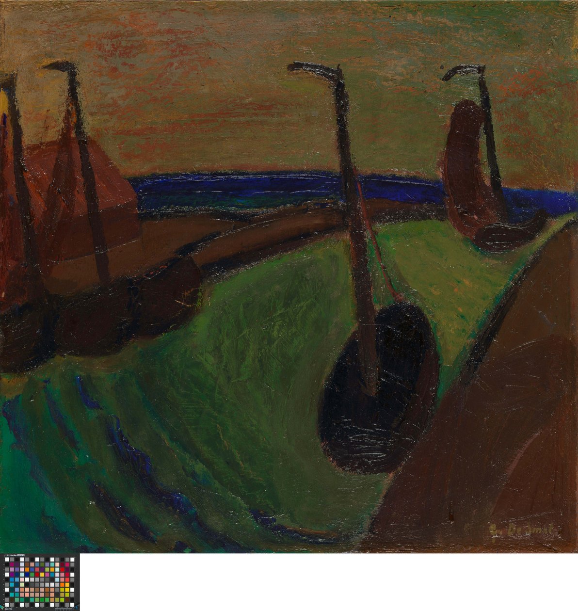 Havenzicht door Gustave de Smet