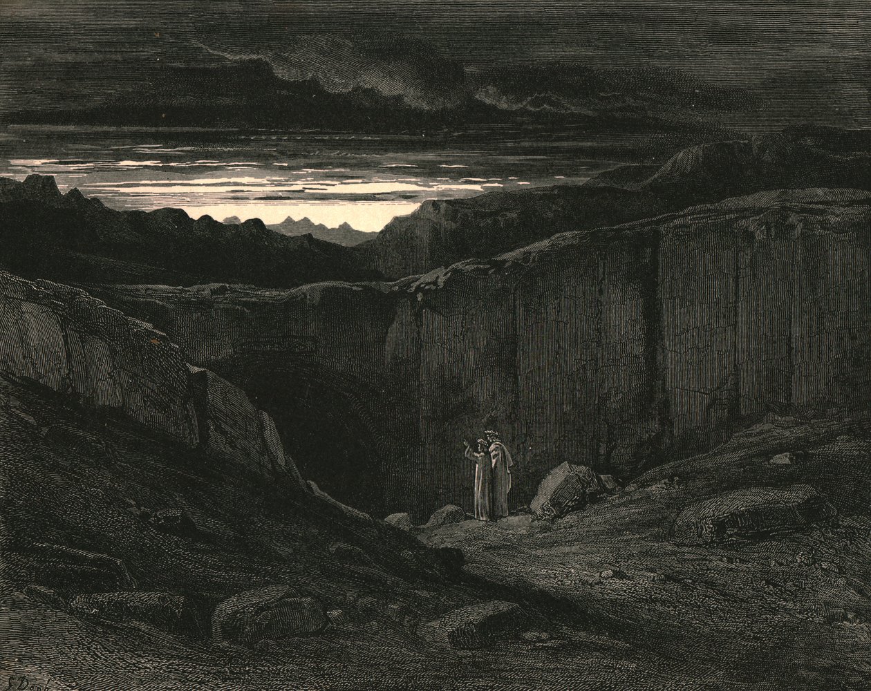 Alle hoop verlaten, gij die hier binnentreedt, c1890 door Gustave Dore