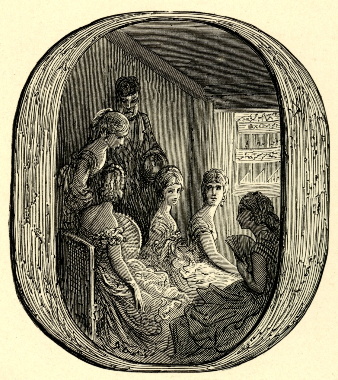 Een operabox bij door Gustave Dore