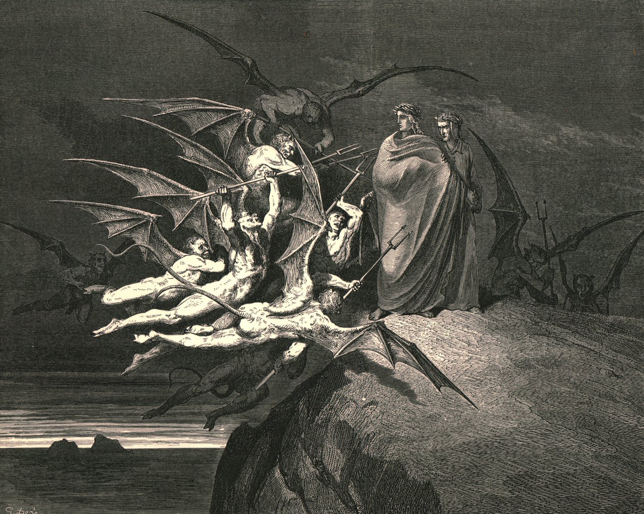 Wees geen van jullie gewelddadig door Gustave Dore