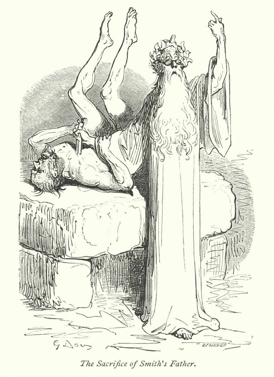Groot zwijn, Windsor Forest (gravure) door Gustave Dore