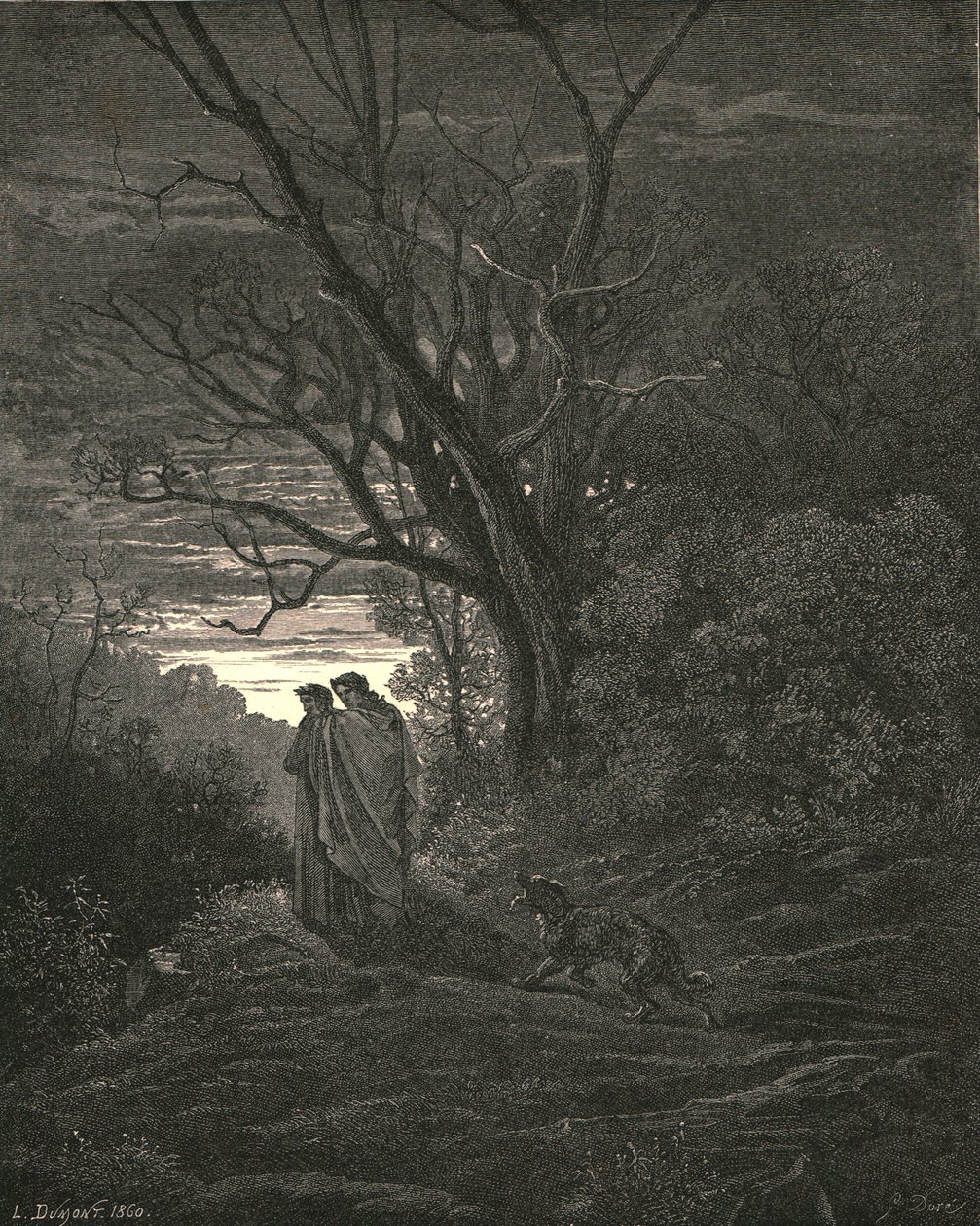 Hij, zodra hij zag dat ik huilde door Gustave Dore