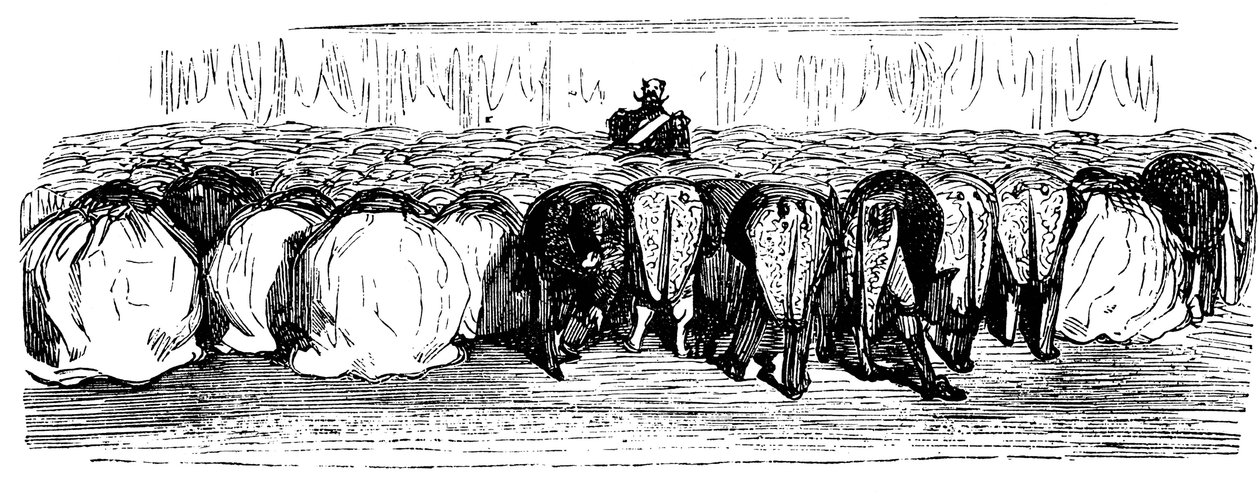 Geschiedenis van Heilig Rusland. Een groot bal in het Winterpaleis, 1854 door Gustave Dore