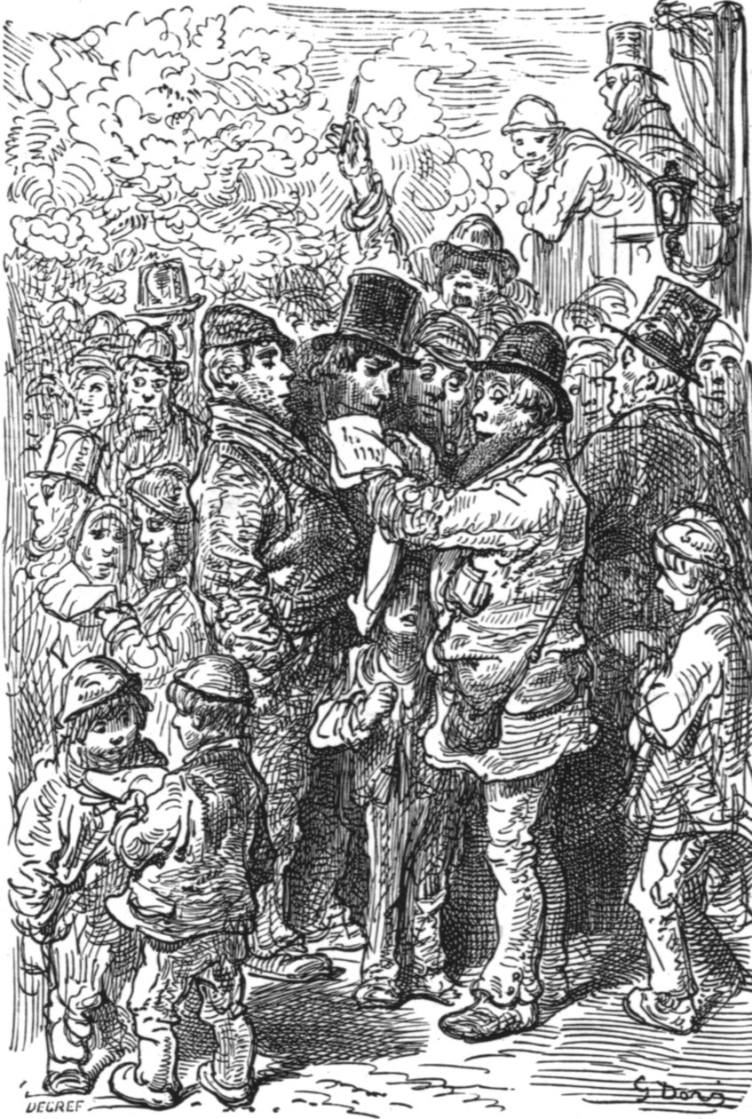 Buiten de Ring, 1872 door Gustave Dore