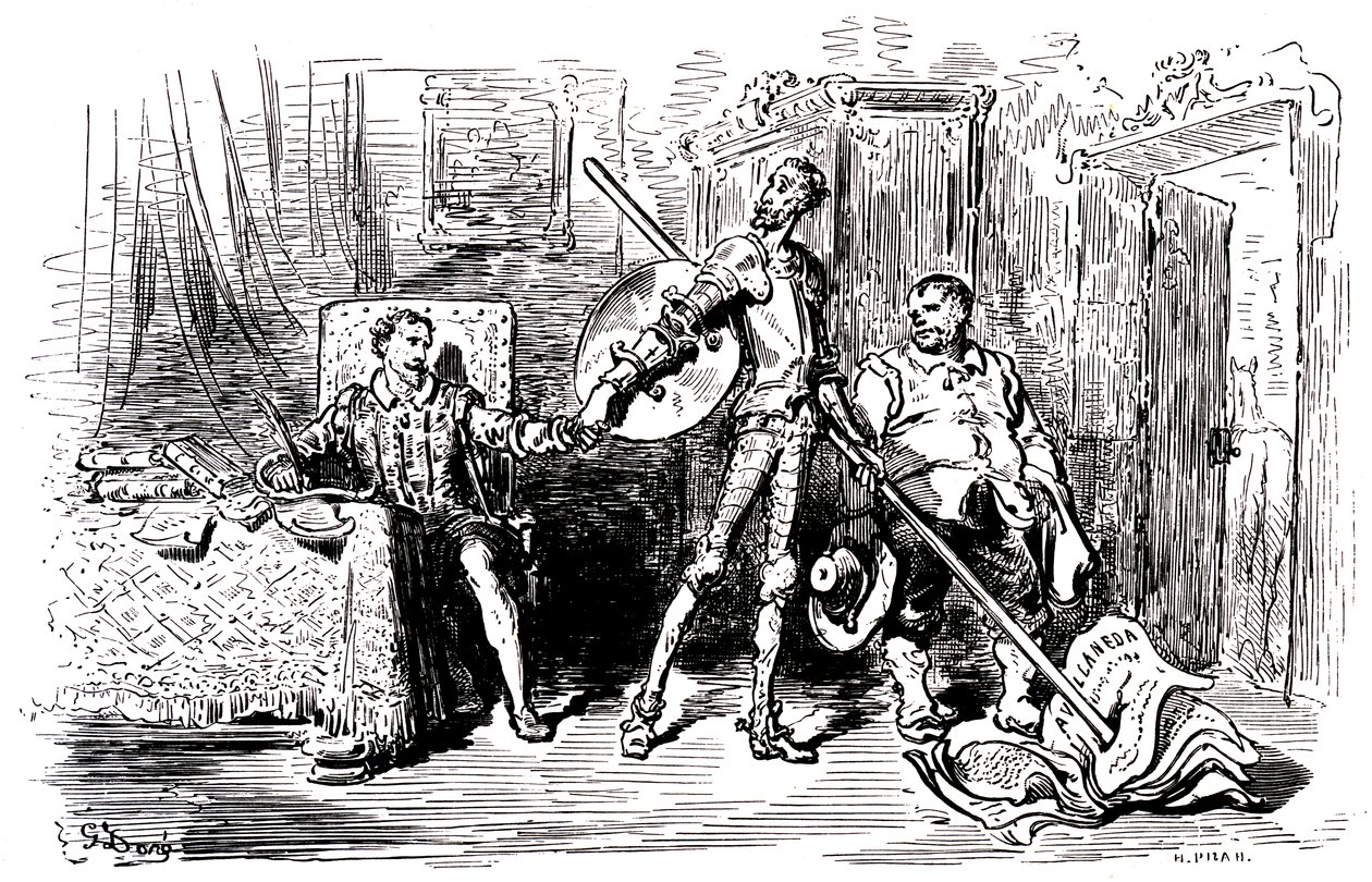 Proloog op de Avonturen van Don Quichot door Gustave Dore