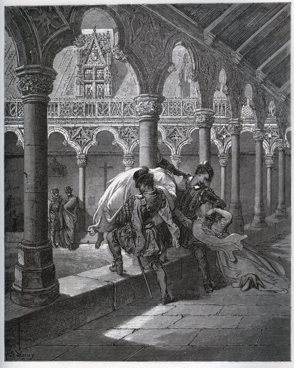 Verhaal van Don Fernand; hij haalt Luscinde uit het klooster waar ze haar toevlucht had gezocht - uit 