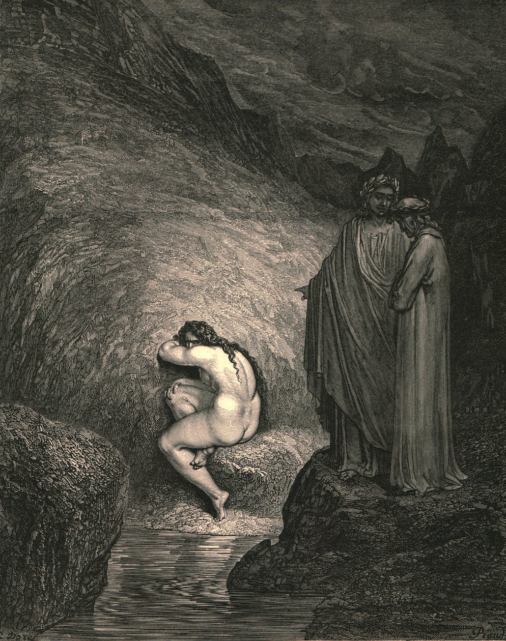 Dat is de oude ziel van de ellendige Myrrha door Gustave Dore