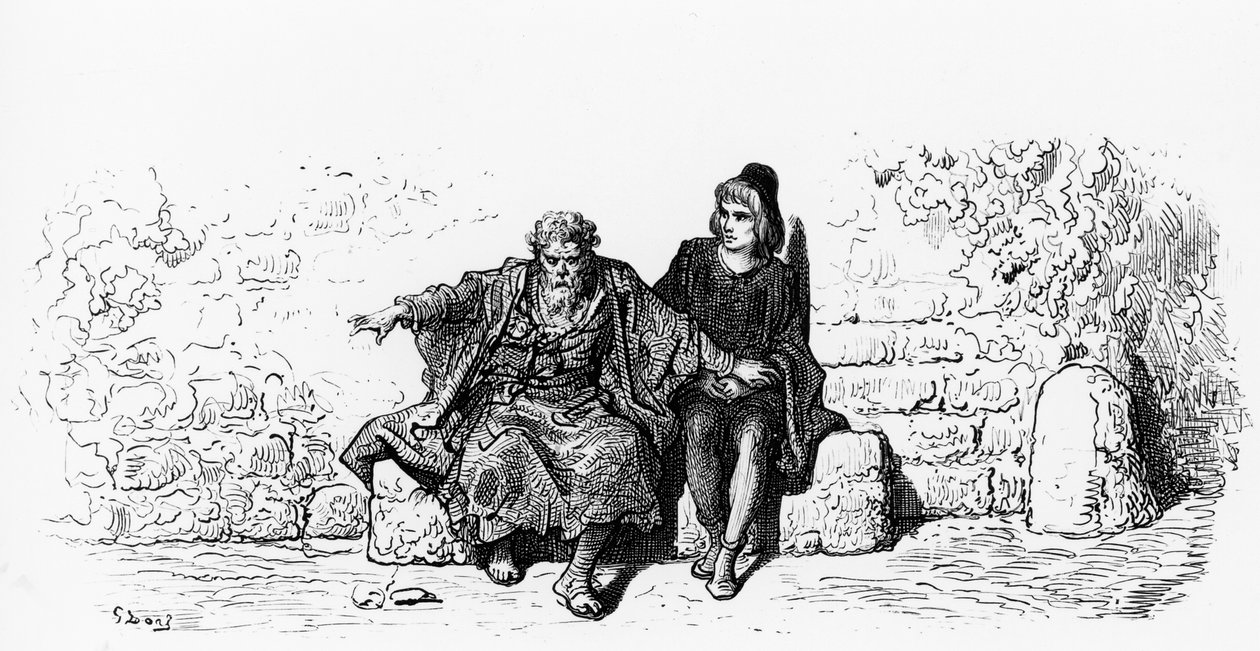 De oude zeeman met de bruiloftsgast eerste pagina van 
