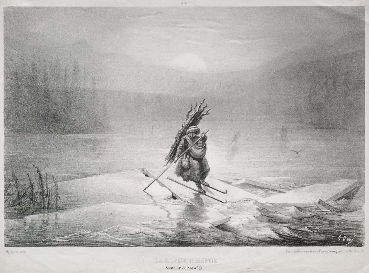 Het Brekende IJs, Souvenir van Noorwegen door Gustave Dore