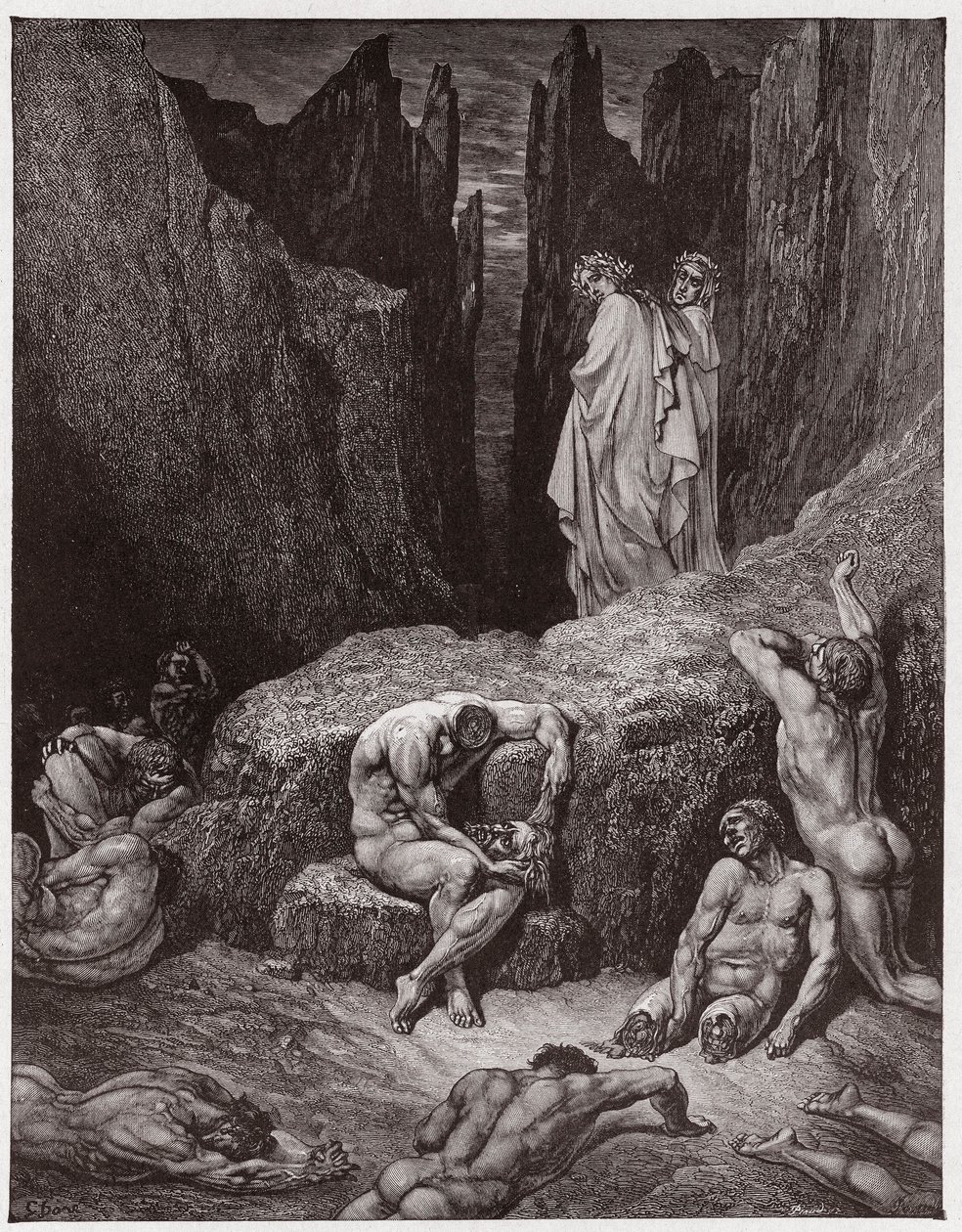 Inferno, Canto 29: Virgil berispt Dante
